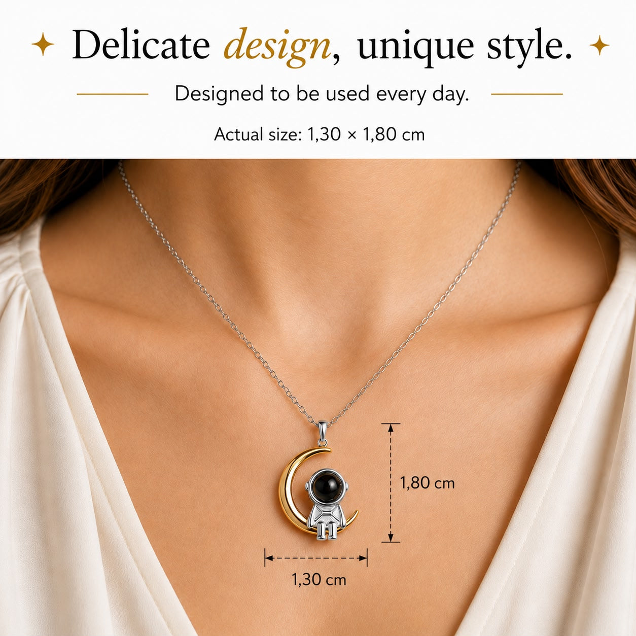 Projection Photo Necklace