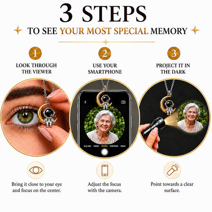 Projection Photo Necklace